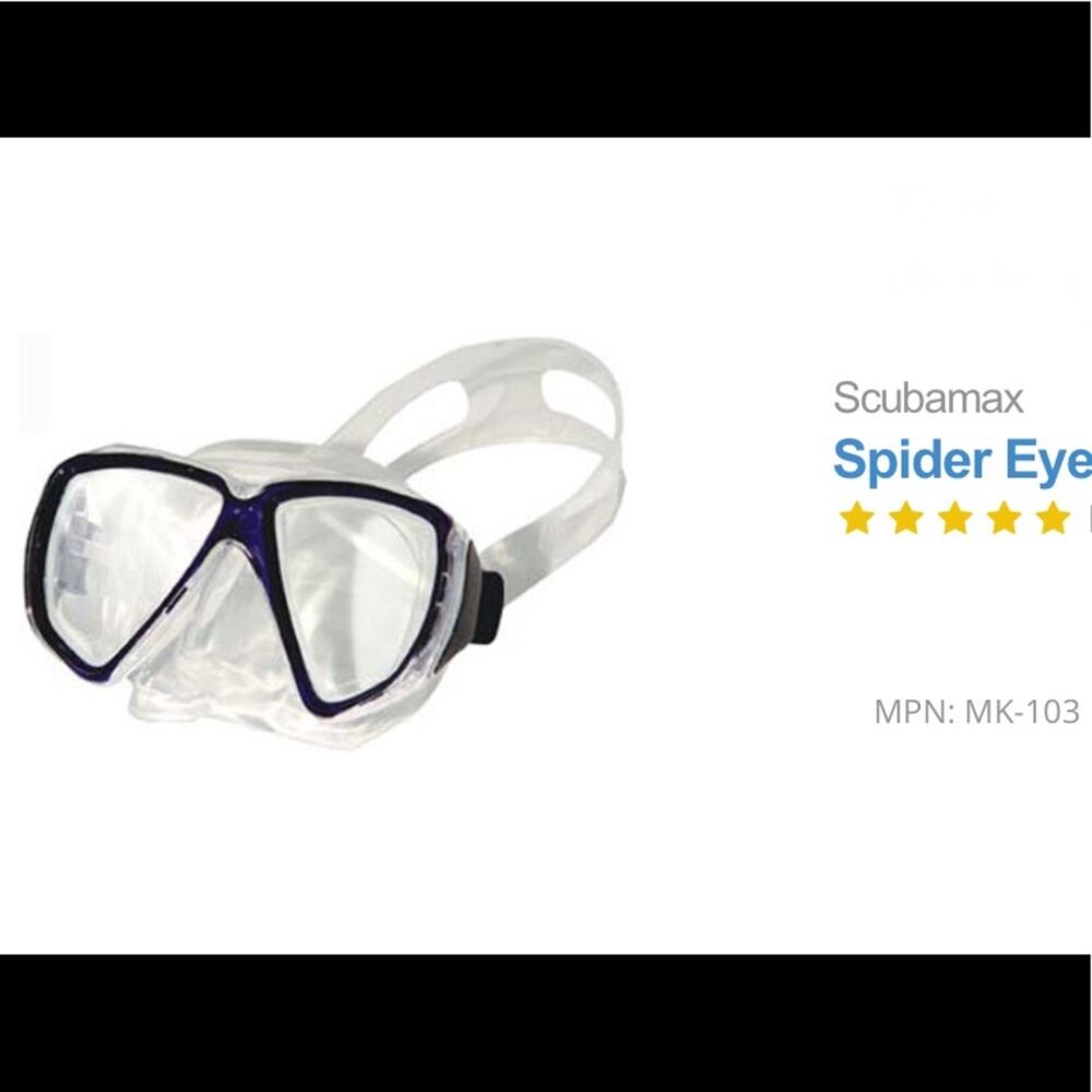 EUC Scubamax Spider Eye scuba diving & snorkeling